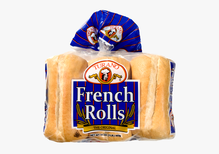 Clipart Bread Dinner Roll - Turano Rolls, Transparent Clipart