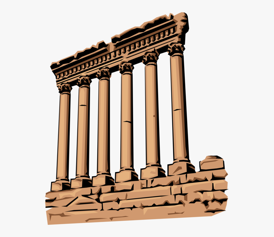 Transparent Roman Columns Png - Ancient Roman Architecture, Transparent Clipart