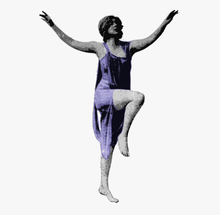 Sexy Dance Pose - Gymnast, Transparent Clipart