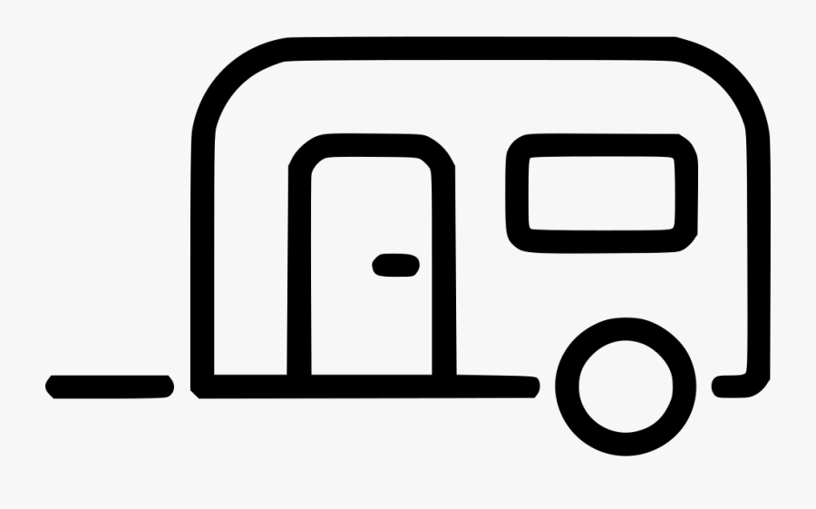 Transparent Camper Person Clipart - Caravan Icon Png, Transparent Clipart