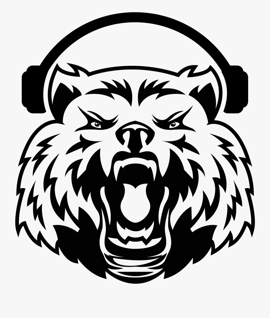 Bear Head Clip Art , Transparent Cartoons - Podcast, Transparent Clipart