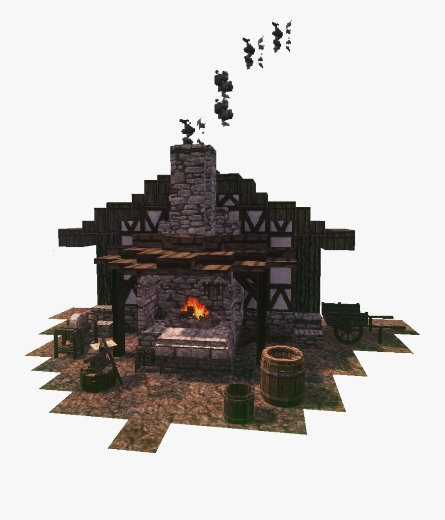 Minecraft Blacksmith Forge, Transparent Clipart