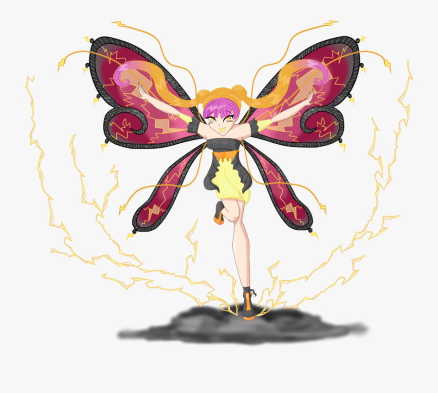 Flying In The Storm By Starlight On - Illustration, Transparent Clipart