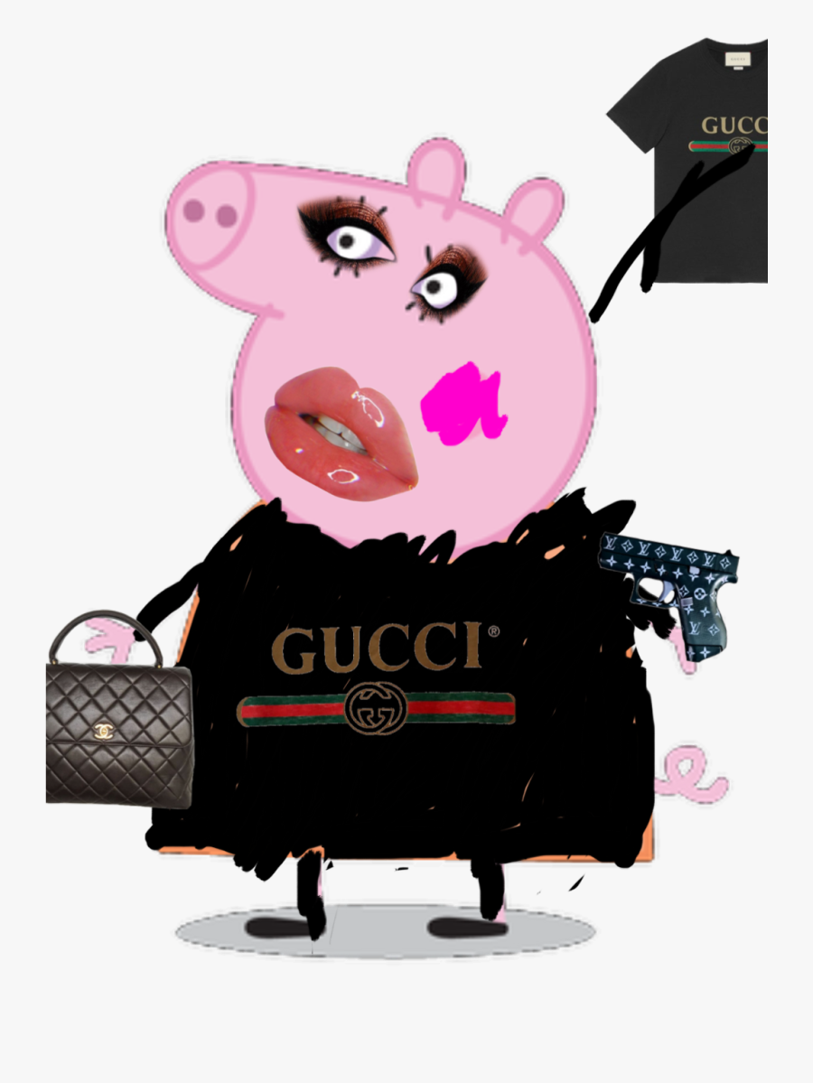 Mommy Pig Acting Her Real Age - Cartoon, Transparent Clipart