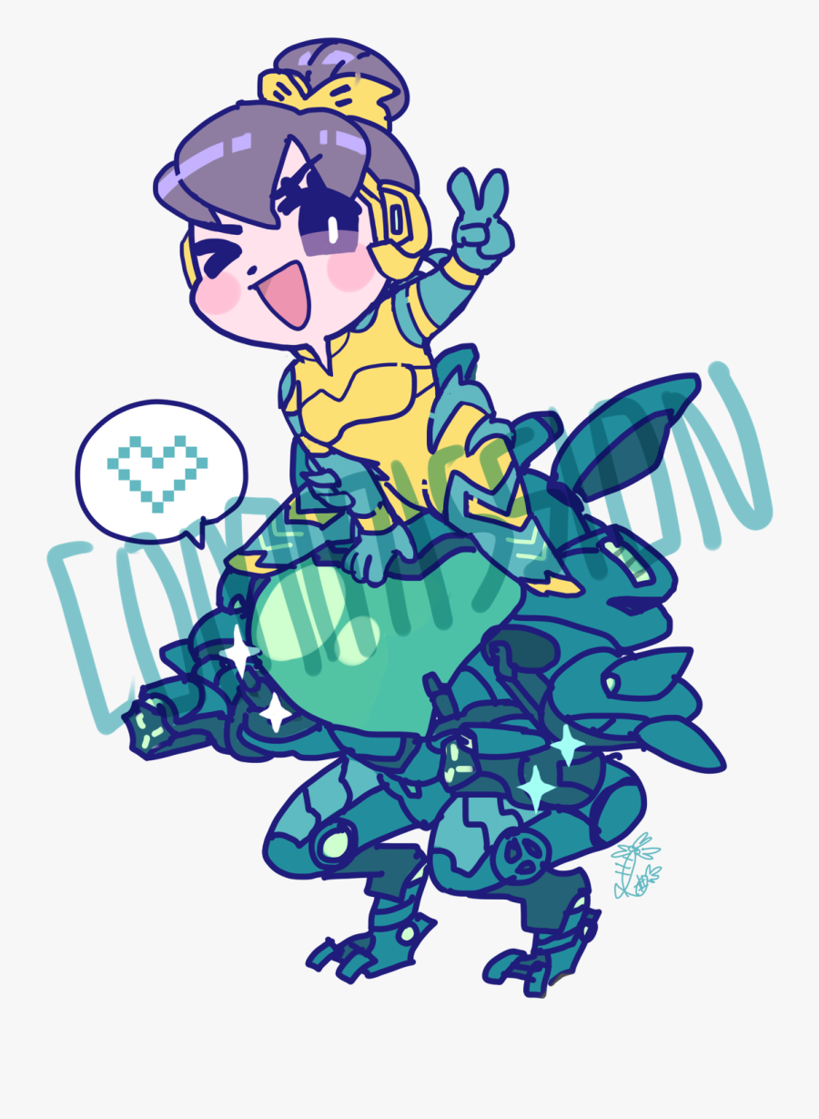 Va Commission 
so Happy, My First Overwatch Commission - D Va Junebug Fanart, Transparent Clipart