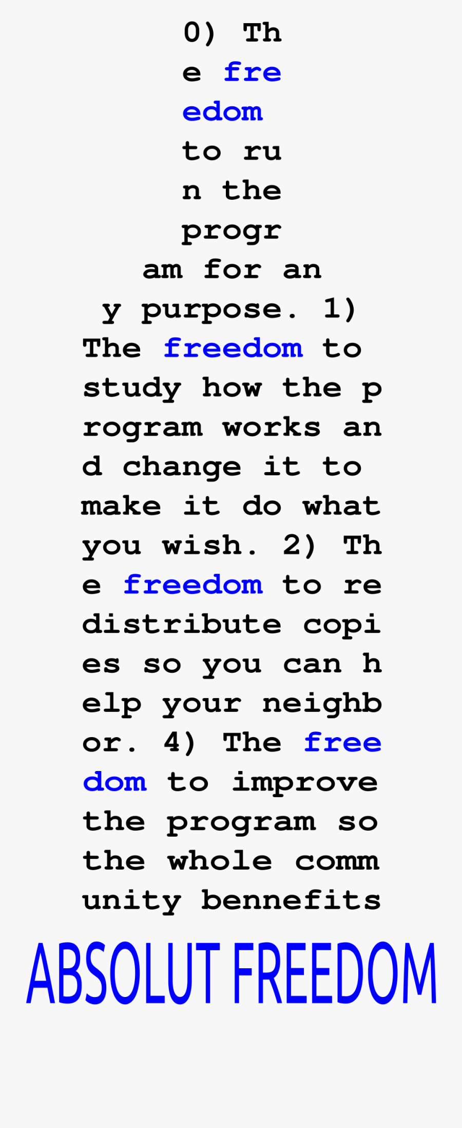 Absolut Freedom Clip Arts, Transparent Clipart