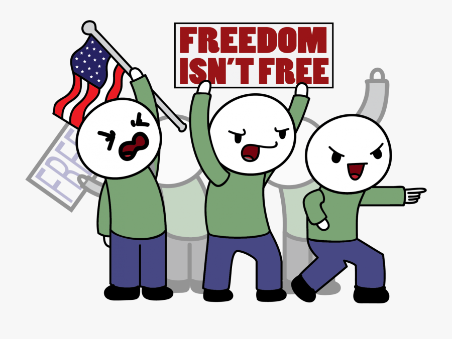 Freedom Clipart Right Freedom - Cartoon, Transparent Clipart