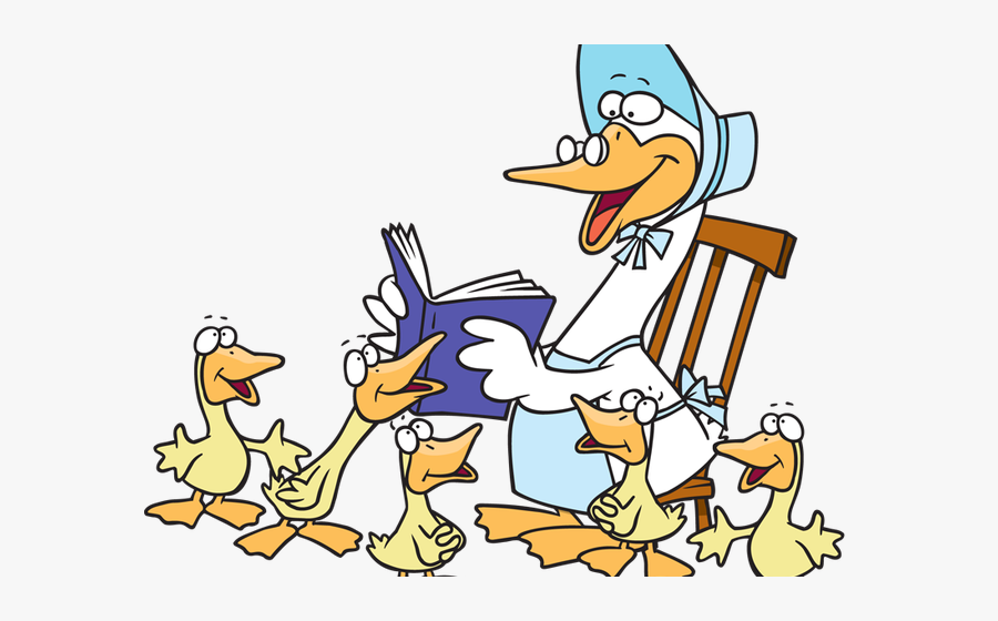 Mother Goose Clipart Black And White, Transparent Clipart