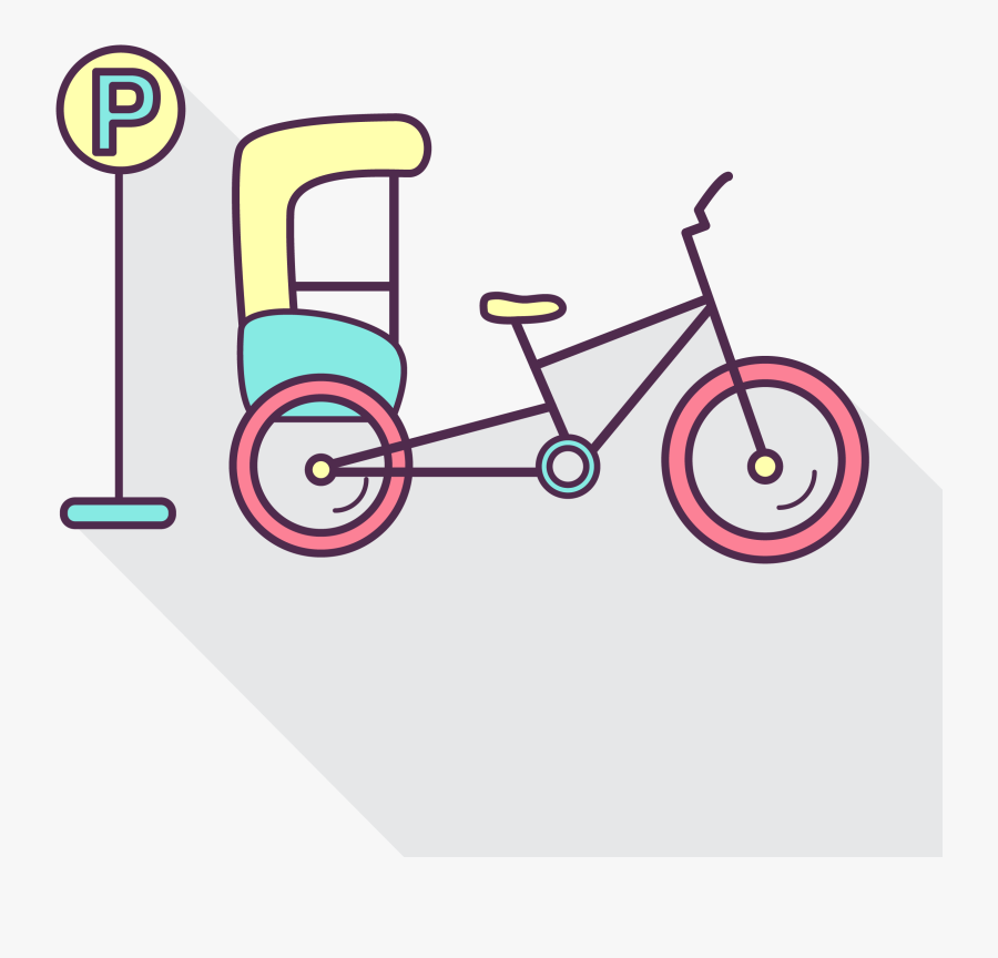 Transportation Clipart Trycycle - Road Bicycle, Transparent Clipart