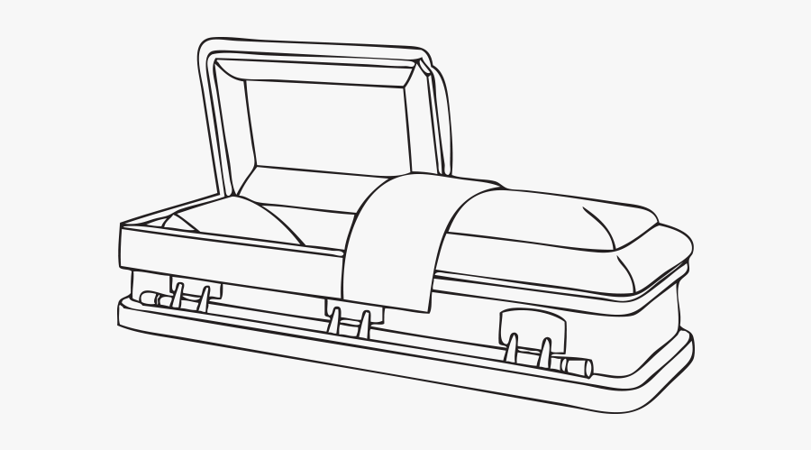 Clip Art Drawing Huge Freebie - Draw A Funeral Casket, Transparent Clipart