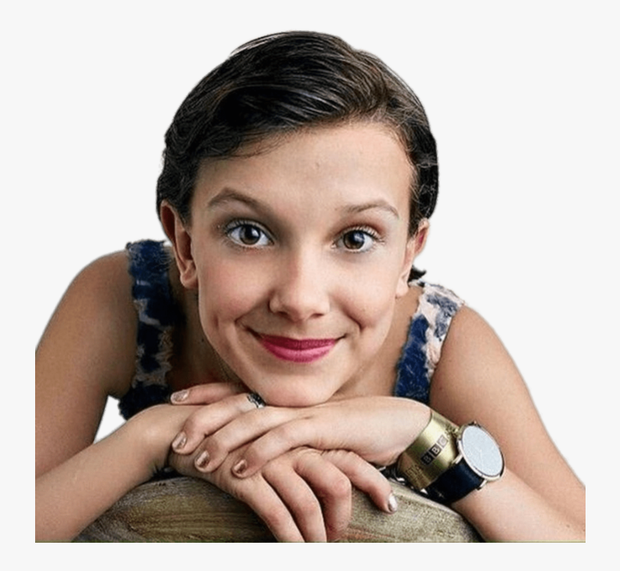Eleven Stranger Things Millie Bobby Brown - Young Natalie Portman Millie Bobby Brown, Transparent Clipart