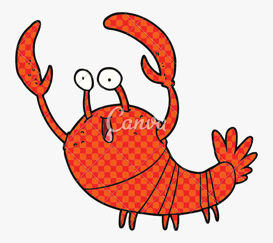 Clip Art Lobster Illustration - Mayuscula Letras L, Transparent Clipart