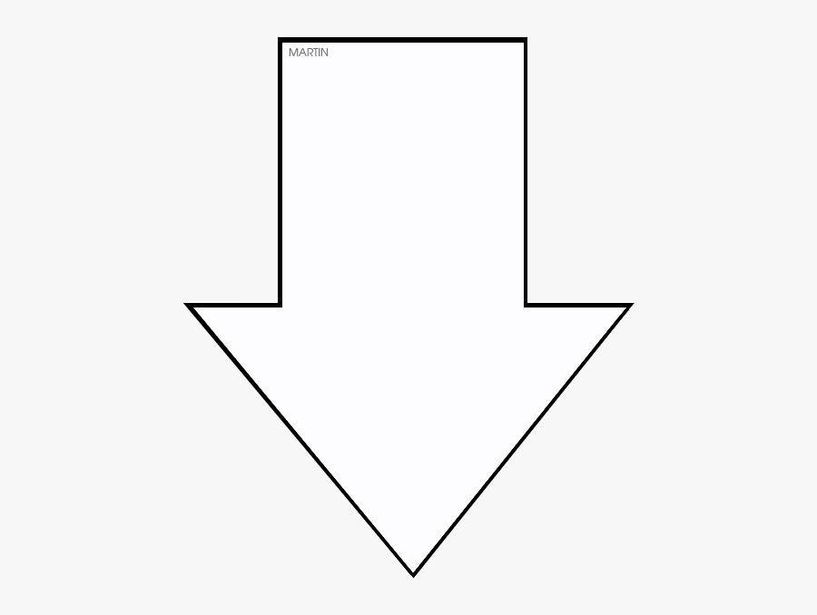 White Arrow - Economy, Transparent Clipart