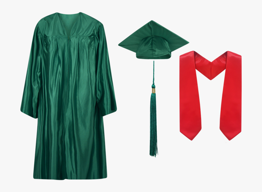 Graduation Hat Red And Bue, Transparent Clipart