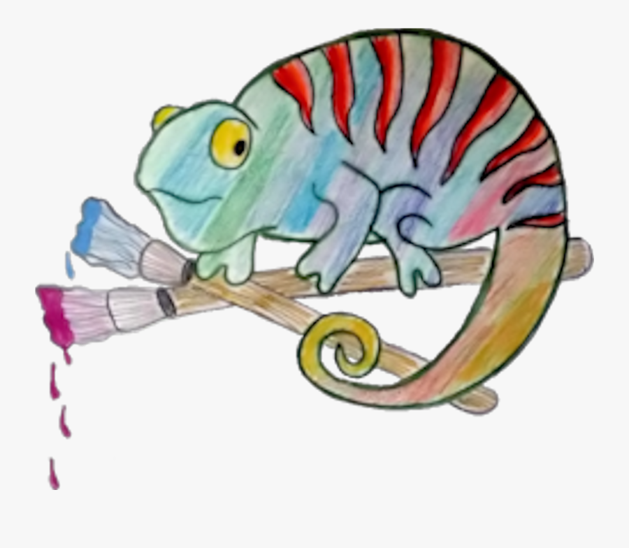 Post1 - Chameleons, Transparent Clipart