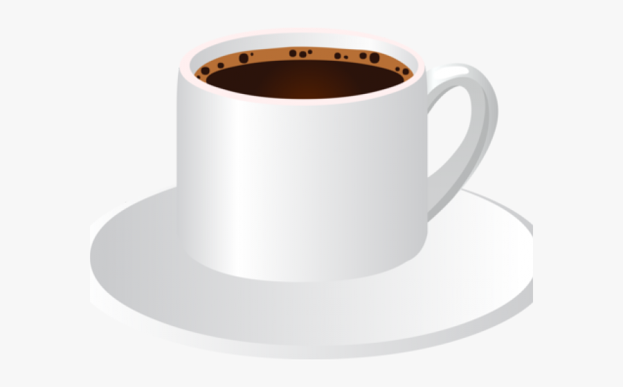 Tea Cup Clipart Hot Drink - Coffee Cup And Saucer Free Vector, Transparent Clipart