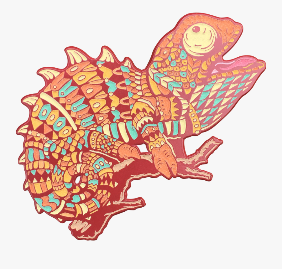 Ruby Chameleon Pin, Transparent Clipart