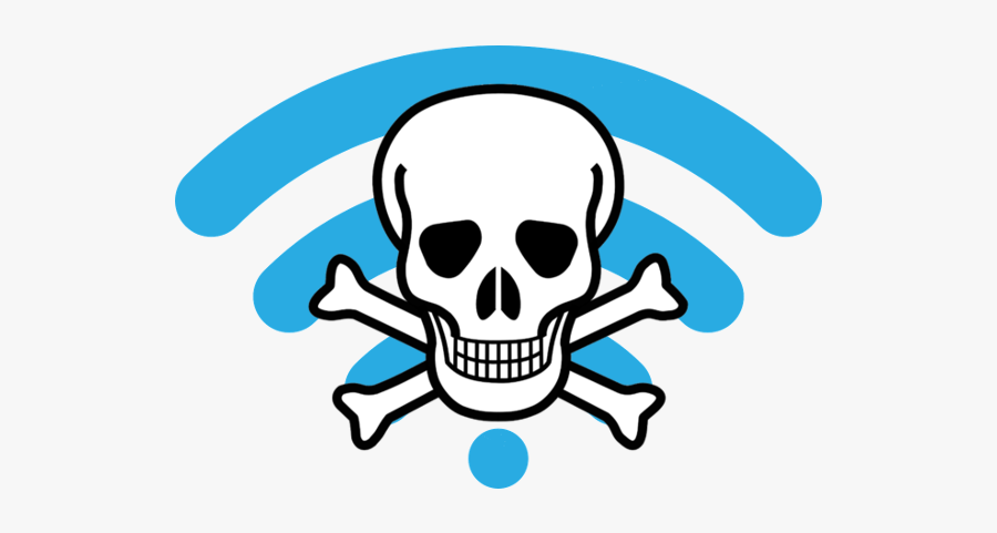 A New Wpa2 Attack - Skull And Crossbones, Transparent Clipart