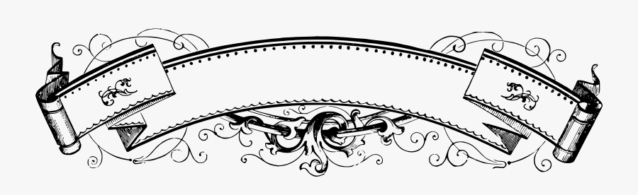 Vintage Ribbons Vector Art - Vintage Ribbon Vector Png, Transparent Clipart