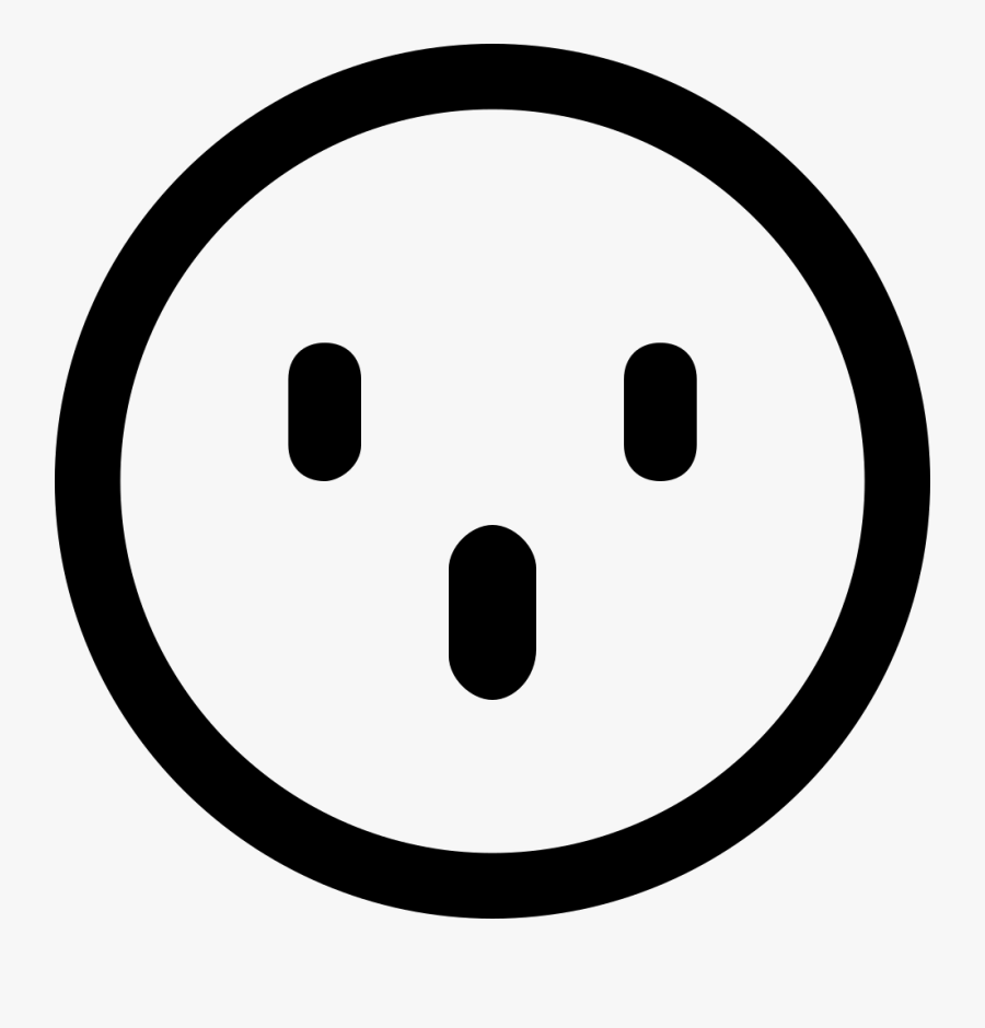 Wow Clipart Svg - Surprised Icon, Transparent Clipart