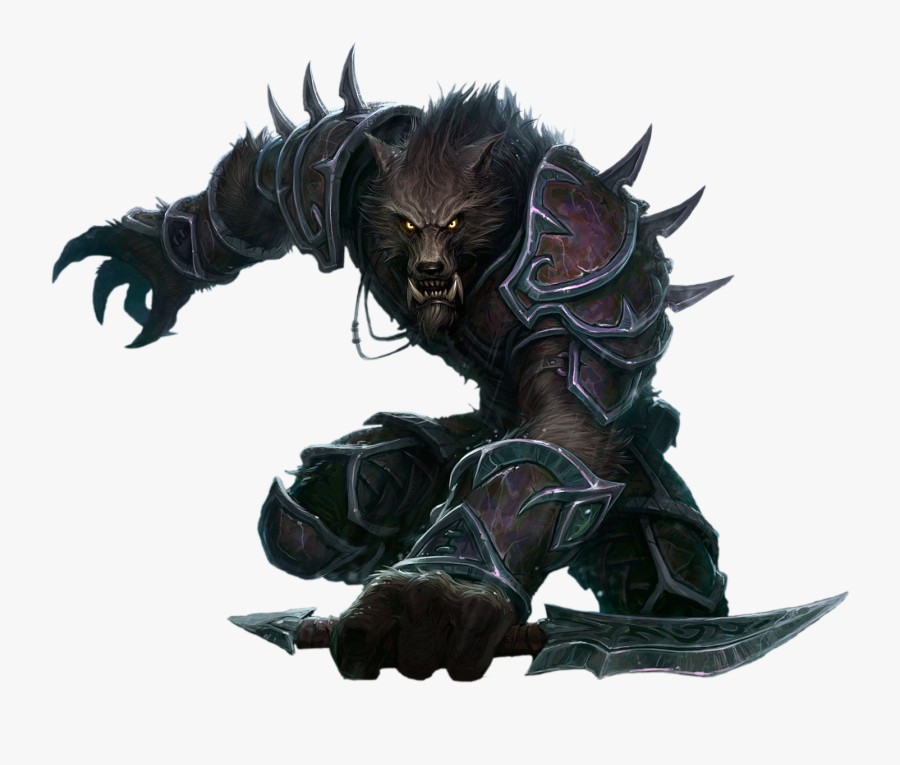 World Of Warcraft Worgen Png, Transparent Clipart