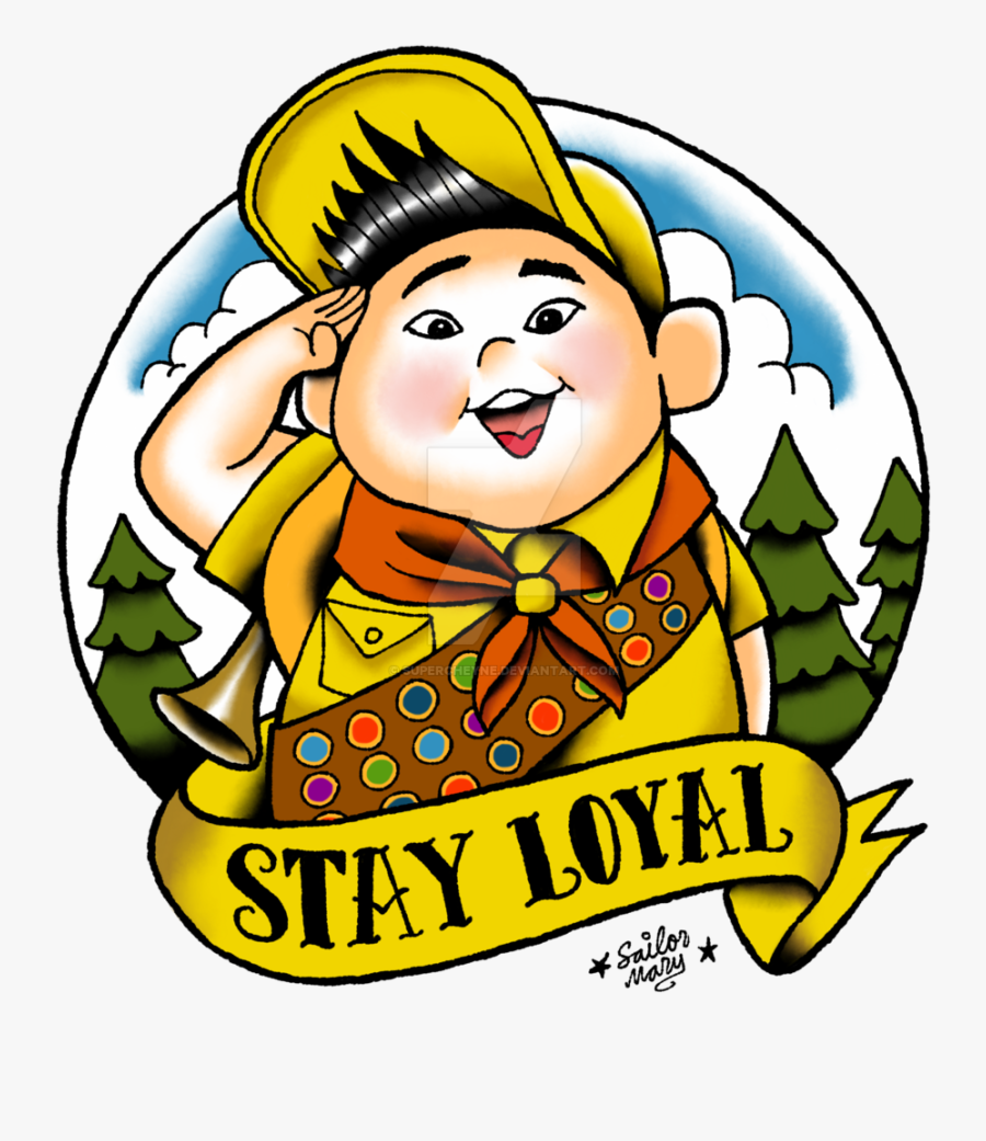 Up Clipart Disney Pixar - Russell Up Tattoo, Transparent Clipart