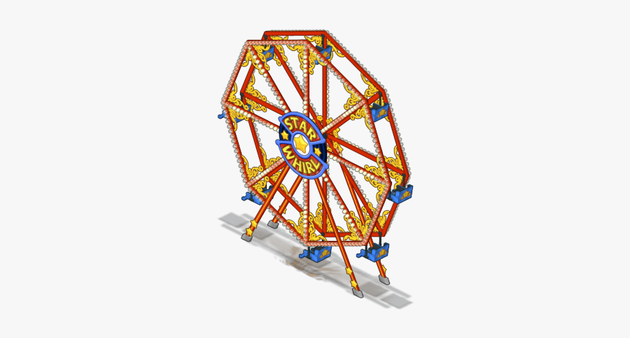 Ferris Wheel - Carnival Rides Png, Transparent Clipart