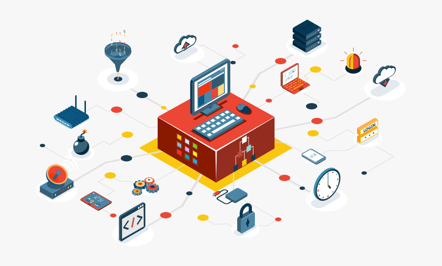 About - Information Database Infographic, Transparent Clipart