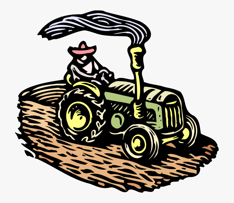 Farm Tractor Plows Vector - Agriculture, Transparent Clipart