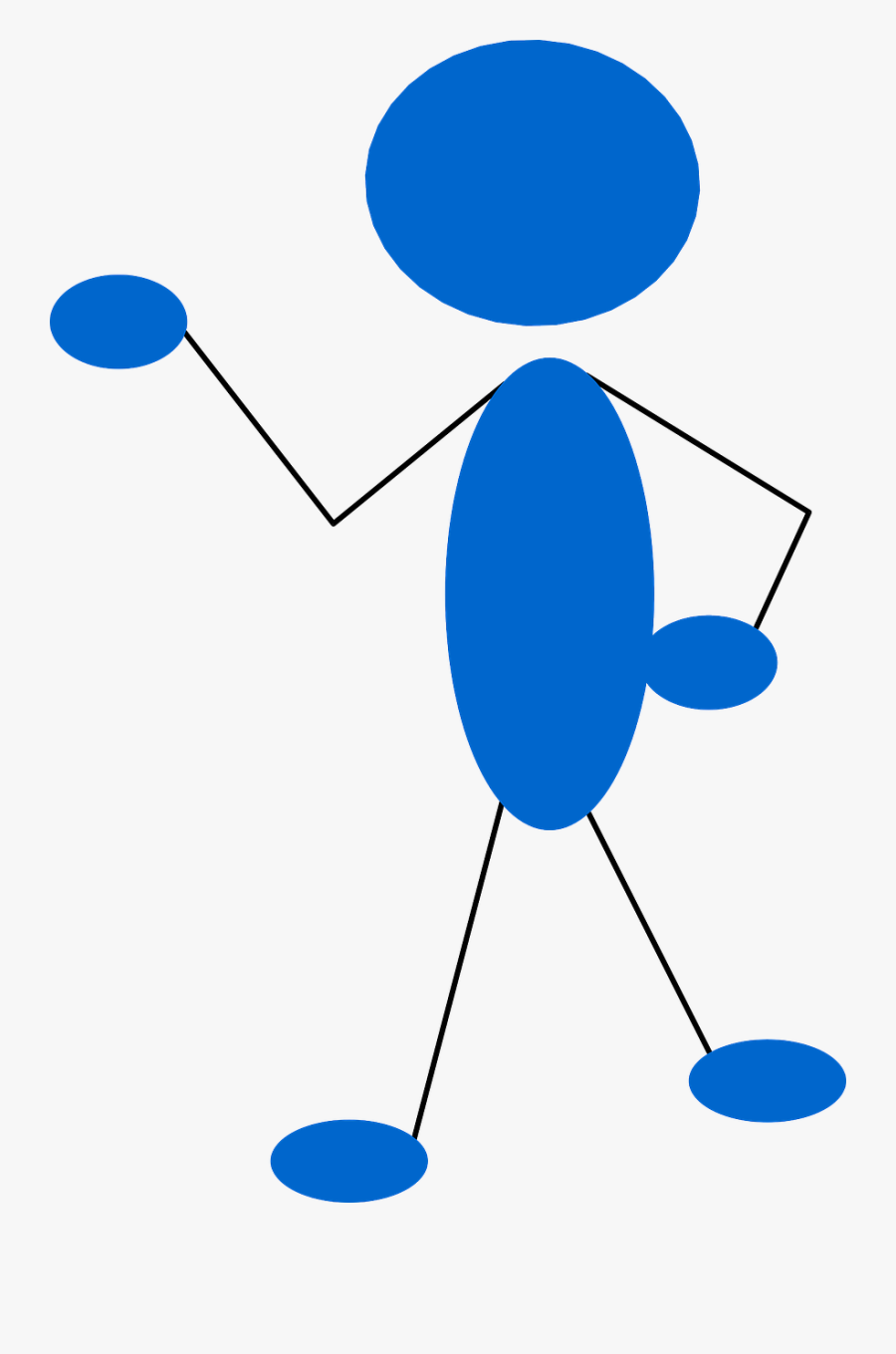 Matchstick Man Man Stickman Free Photo - Stick Person Pointing Animation, Transparent Clipart