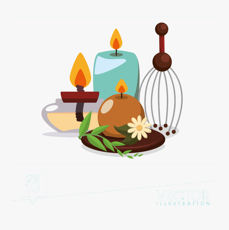 Clipart Candle Hot Object - Cake, Transparent Clipart