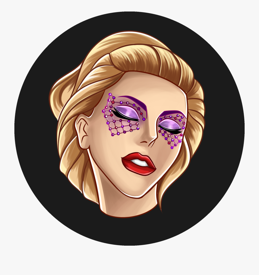 Slay - Lady Gaga Cartoon Png Hd, Transparent Clipart
