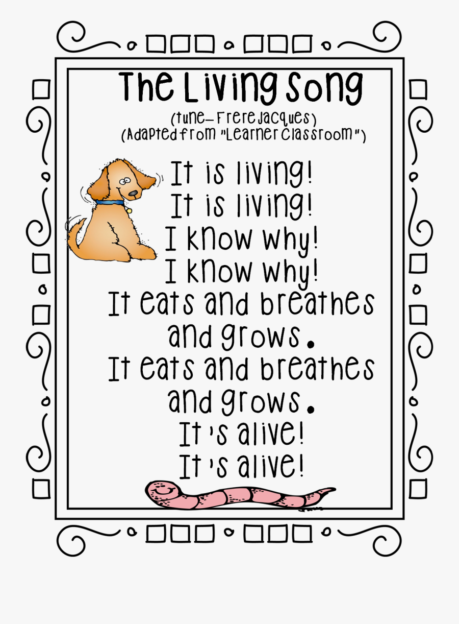 Science Worksheet For Living And Nonliving Things, Transparent Clipart