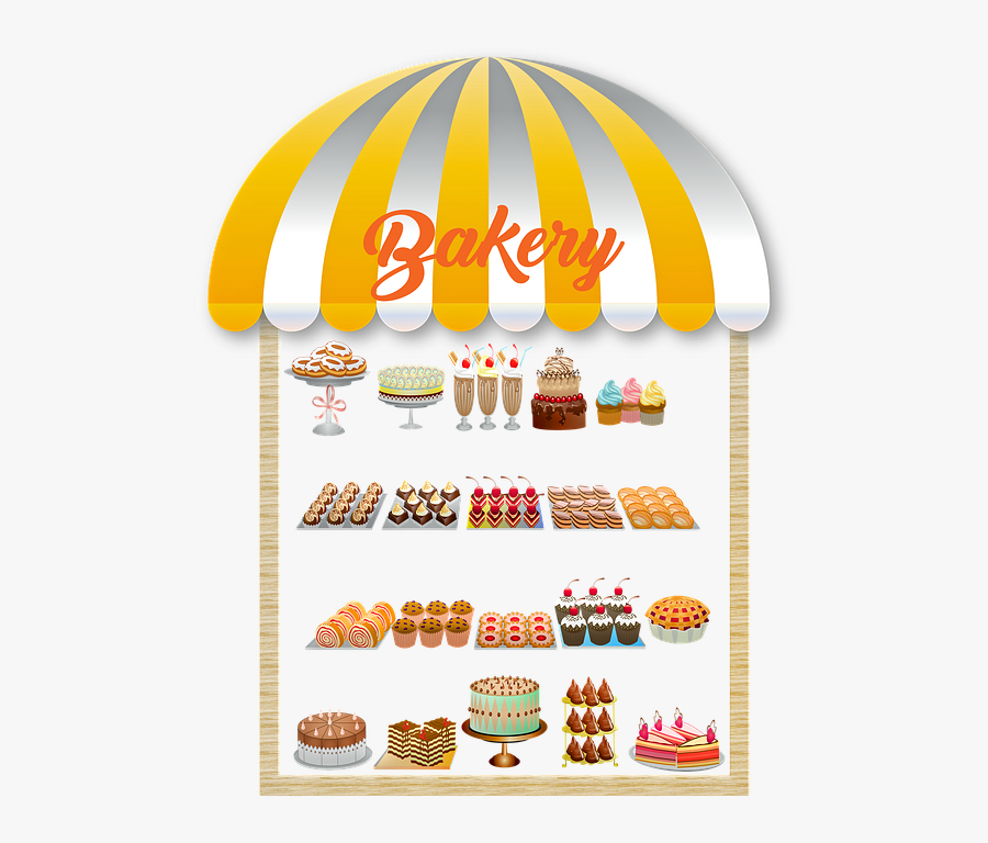 Bakery Window, Awning, Bakery, Shop, Storefront, Transparent Clipart