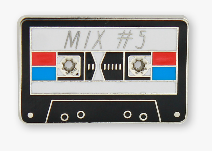 Cassette Tape Enamel Pin - Emblem, Transparent Clipart