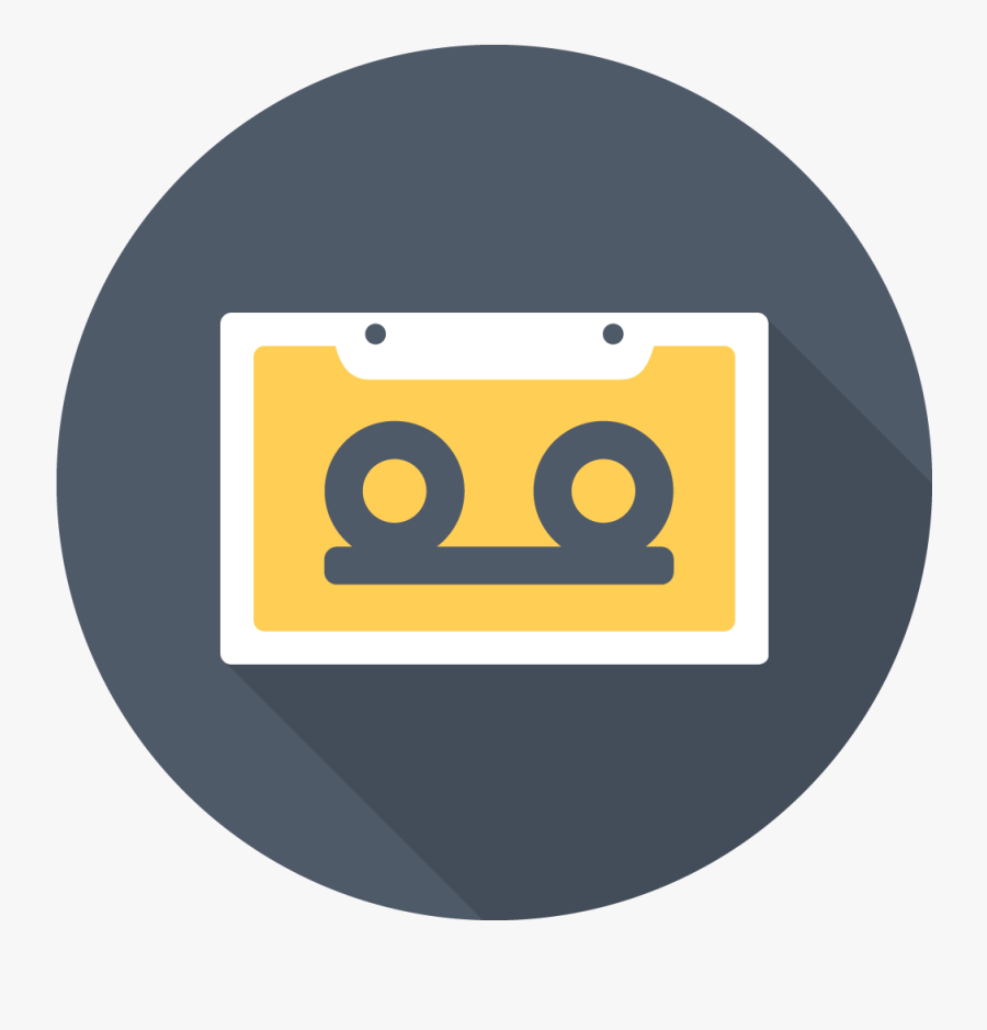 Cassette Icon - Complete Your Profile Icon, Transparent Clipart