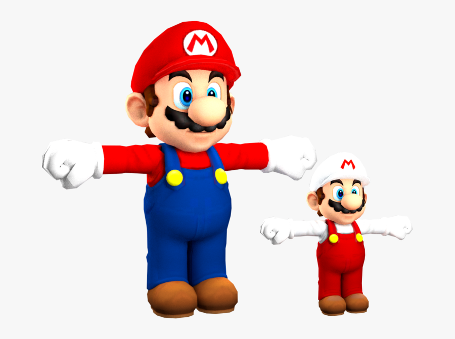 Super Mario Galaxy Png - Super Mario Galaxy Mario Model, Transparent Clipart