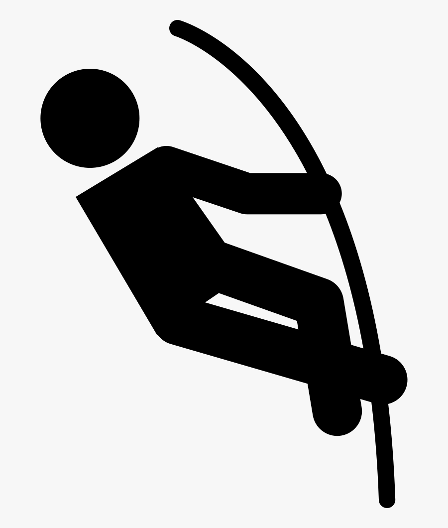 Silhouette Individual Sport Jumping Clip Art - Siluetas De Deportes Individuales, Transparent Clipart
