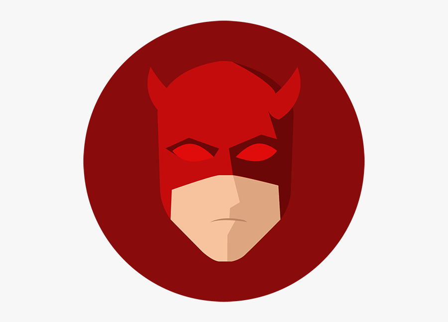 Daredevil Logo, Transparent Clipart