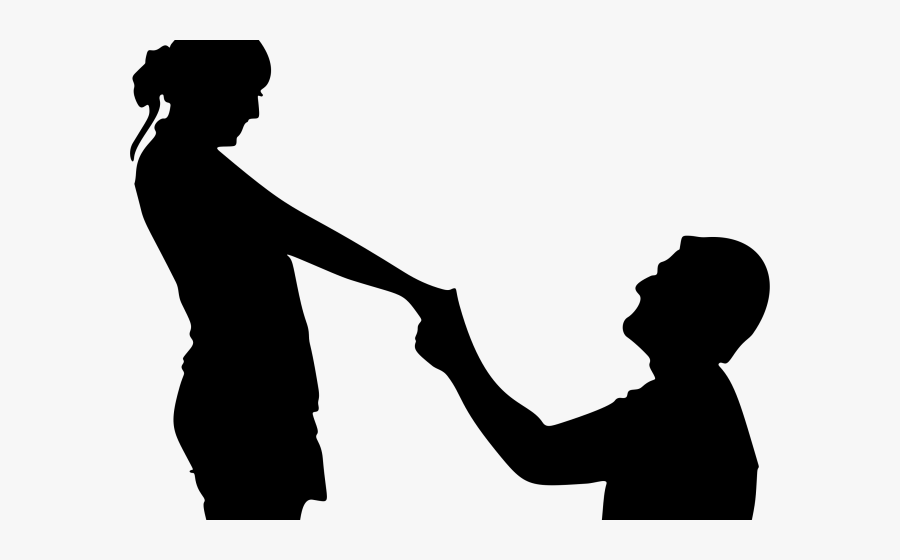 Man And Woman Silhouette Transparent, Transparent Clipart