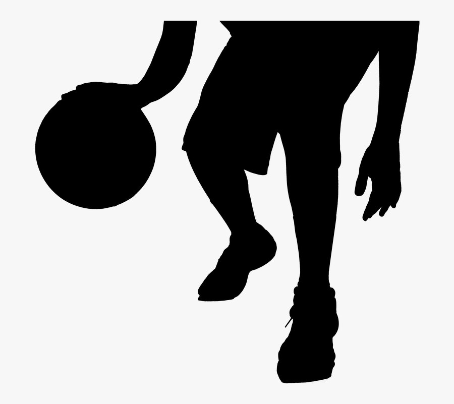 Silhouette, Ball, Basketball, Sports, Game, Black,, Transparent Clipart
