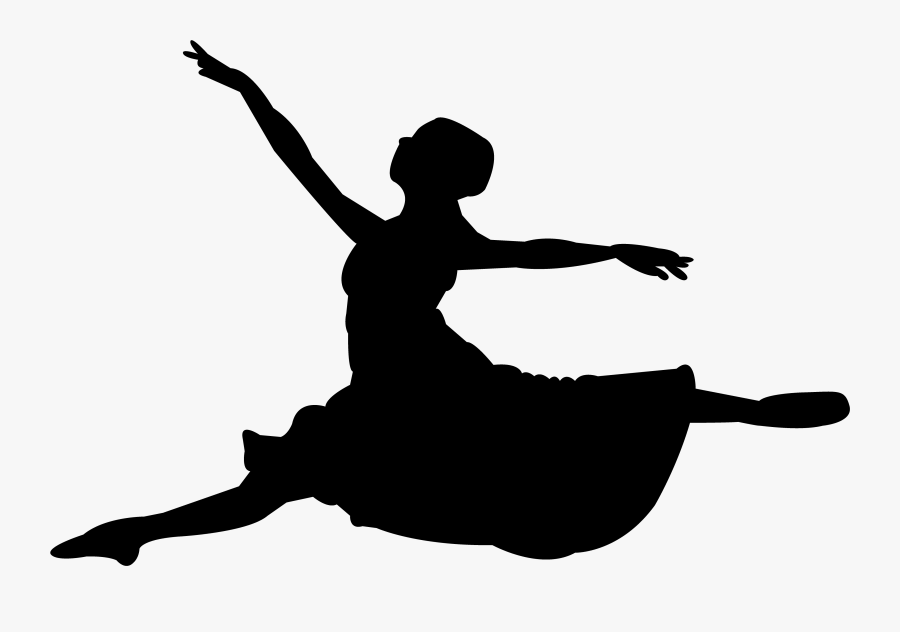 Ballet Dancer Dance Studio Wall Decal Art - Ballet Dancer Silhouette, Transparent Clipart