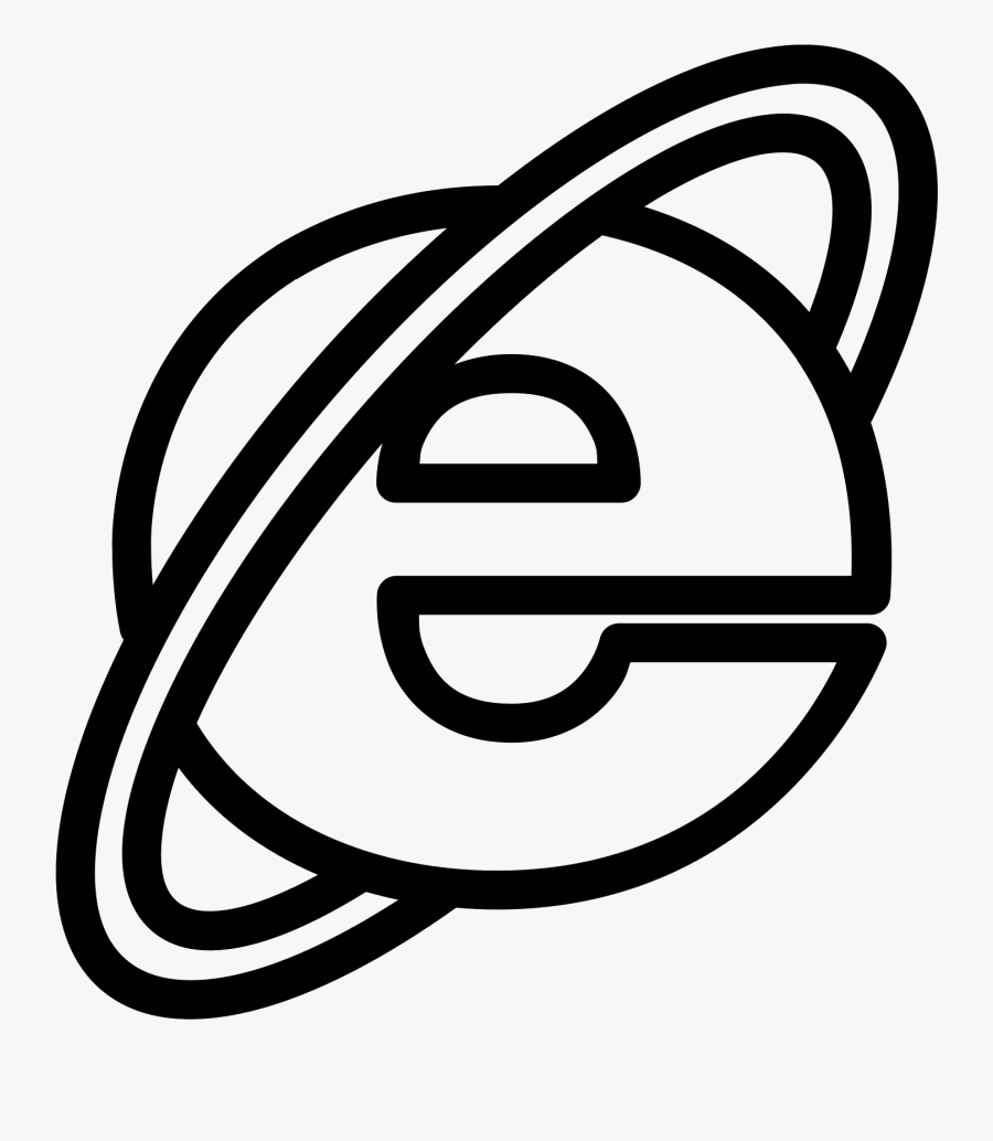 Internet Logo Icon Www Pixshark Com Images Galleries - Internet Explorer Outline, Transparent Clipart
