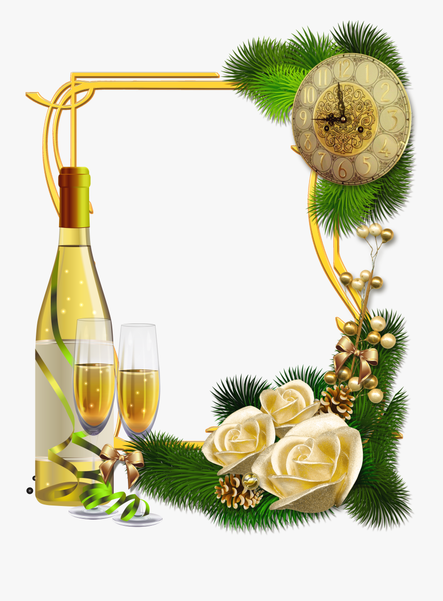 Marco Para Año Nuevo, Transparent Clipart