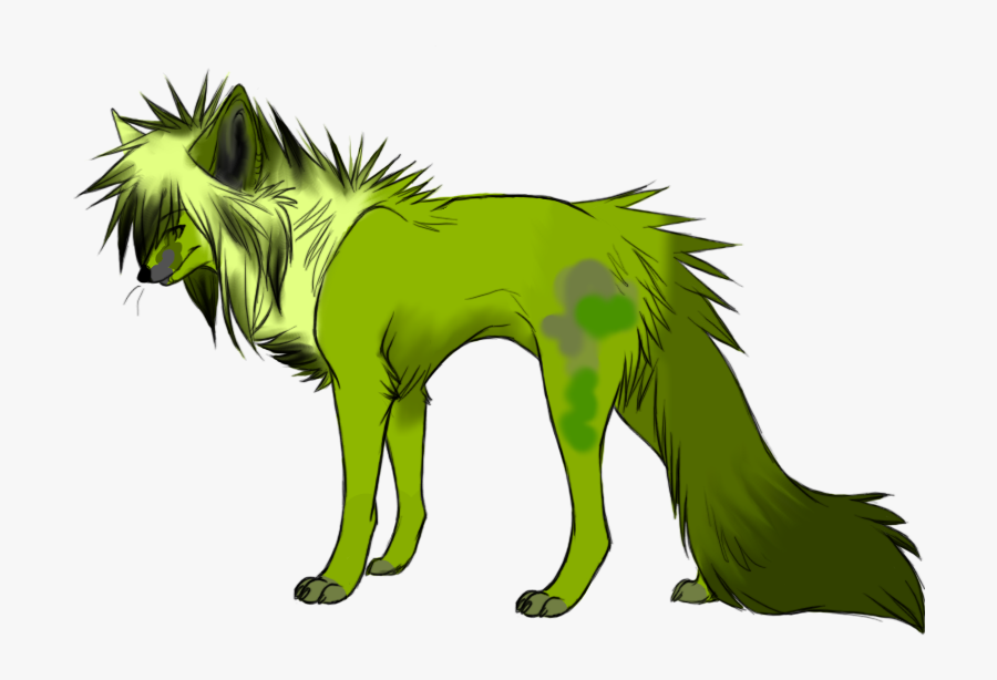 Transparent The Boy Who Cried Wolf Clipart - Green Wolf Anime, Transparent Clipart