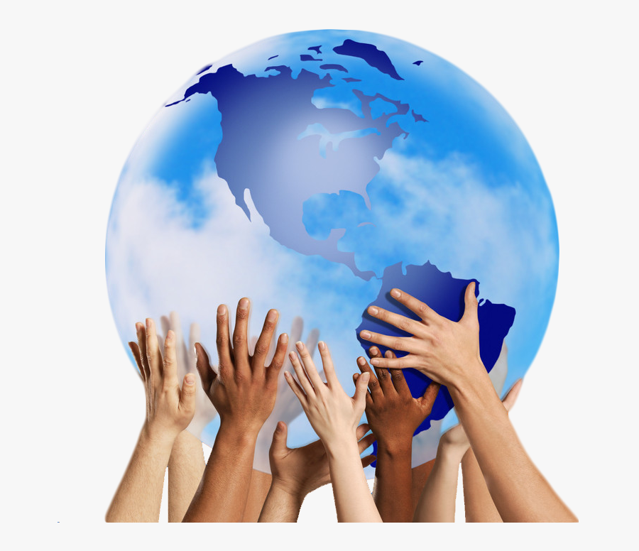 Globe With Hand Png - Globe In Hand Png, Transparent Clipart