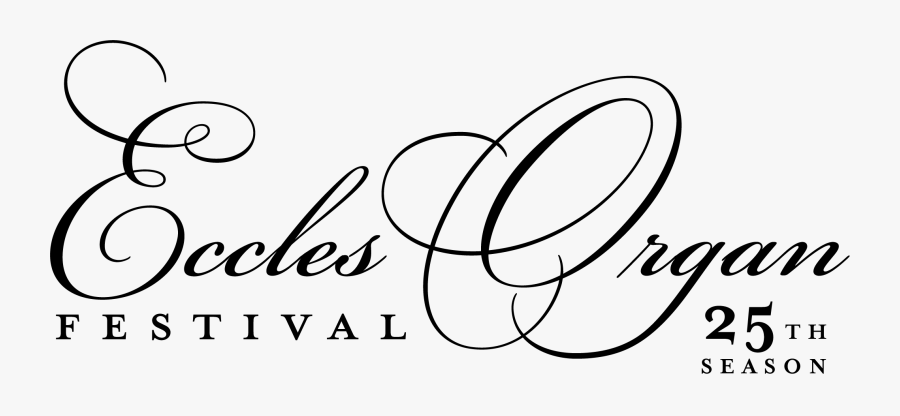 Eccles Organ Festival Begins 25th Year - Elegance, Transparent Clipart