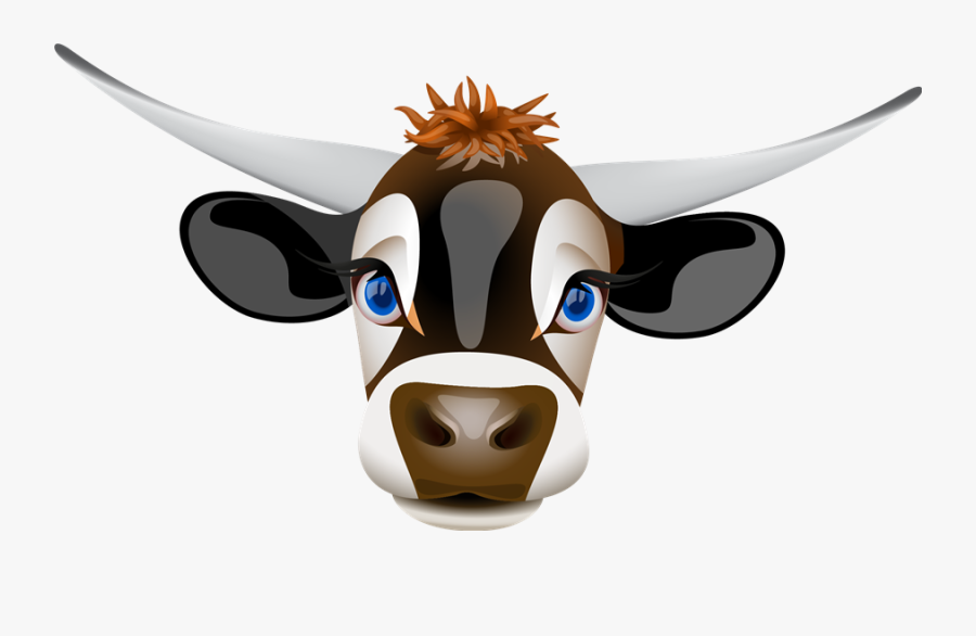 Dairy Cow, Transparent Clipart