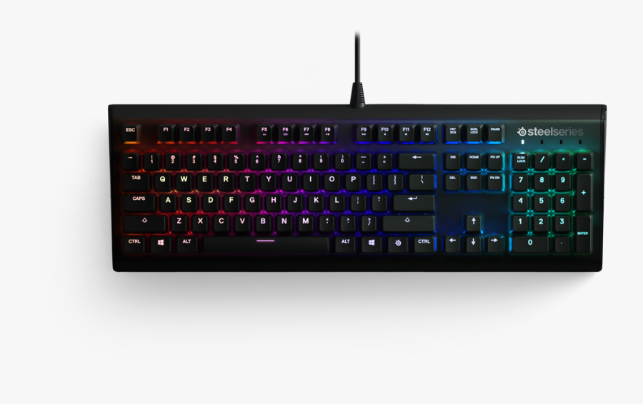 Keyboard Computer Png - Steelseries Keyboard Apex M750, Transparent Clipart