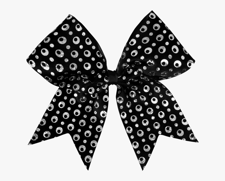 Cheerleading Bow Clipart Black And White - Red Cheer Bow Png, Transparent Clipart